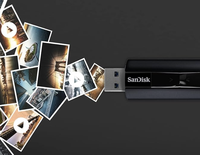 لبطاقة ذاكرة Sandisk Extreme Go 1.3 GB/GB USB3.2 ، مادة بلاستيكية ذات سعة جيدة متوافقة مع كاميرا الهاتف MP3 DVR اللوحية