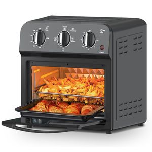 Four à convection multifonctionnel 13QT pour toute la famille, avec friteuse à air chaud et grille-pain intégrés, pour une cuisson saine sans huile par circulation d'air chaud - Product Image 3