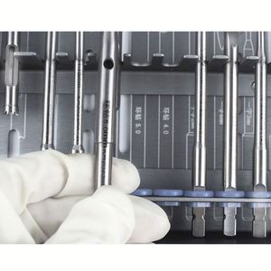 Juego de Instrumentos Ortopédicos de 56 Piezas, Herramientas Quirúrgicas Manuales de Acero, Kit de Extracción de Tornillos Rotos, Extractor de Fijadores Internos - Product Image 6