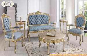 Ensemble de canapés au design de feuilles épaisses, sculpté à la main royale, meubles de salon, élégants, pour le salon - Product Image 6