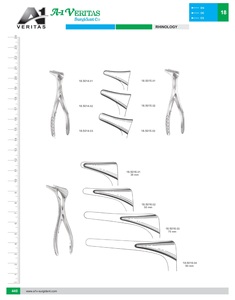 Espéculo Nasal de Acero Inoxidable A-1 VERITAS, Instrumento de Examen ORL Reutilizable para Uso Clínico en Rinología - Product Image 4