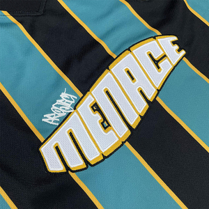 ผู้ผลิตเสื้อฟุตบอลคอวี ปักโลโก้ตามสั่ง พิมพ์ลายแบบซับลิเมชั่น ขายส่ง OEM ระบายอากาศได้ดี ชุดทีมฟุตบอลแบบพอดีตัว - Product Image 5
