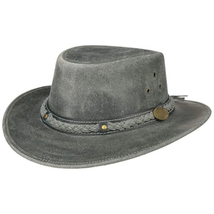 Sombrero Fedora de Vaquero Clásico Personalizado de Cuero con Logotipo Personalizado, Sombrero de Vaquero de Cuero con Logotipo para Adultos Unisex para Exteriores - Product Image 2