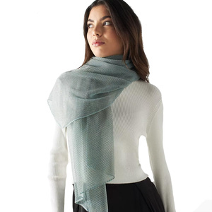 Luxury Lurex Scarf Metallic Shimmer <b>Shawl</b> Lightweight Soft <b>Wrap</b> Fashion Hijab Party Scarf Wholesale Custom Design for Women - Product Image 6