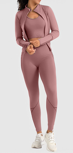 Conjunto de Ropa Deportiva Personalizada para Mujer, Ropa de Fitness de Secado Rápido, Traje de Yoga, Directo de Fábrica - Product Image 6