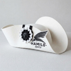 Top Quality Admiral Bicorn Napoleon Costume Hat for Adults Napoleon Uniform Wool Hat With Custom Color Lace Bicorne Hat - Product Image 4