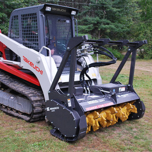 Heavy Duty Diesel Skid Steer Forestry Mulcher with Hydraulic <b>Pump</b> & Motor for Wood Chipping Brush Clearing Forest Maintenance - Product Image 1