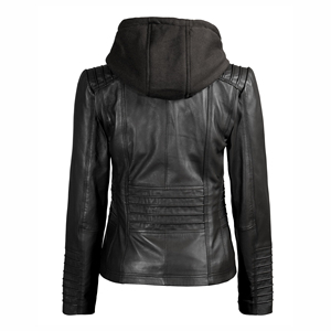 Chaqueta de Cuero para Mujer, Estilo Urbano, 2026, Personalizada, Chaqueta de Cuero Genuino para Mujer, Resistente al Viento - Product Image 5