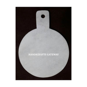 Tabla de cortar de mármol negro de primera calidad con acabado fino y superficie brillante, forma rectangular, para decoración del hogar y la cocina. - Product Image 4