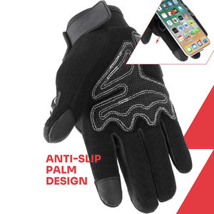 Guantes de Motocross, Guantes de Motociclismo Transpirables Antideslizantes con Dedos Completos, Guantes de Motocicleta con Pantalla Táctil para Hombre y Mujer - Product Image 6
