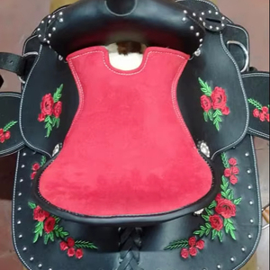 Selle d'équitation anglaise en cuir véritable faite à la main, respirante, confortable, durable, couleur personnalisée, prix de gros - Product Image 1