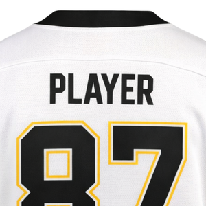 Camiseta de Hockey sobre Hielo Blanca, Negra y Dorada, Manga Larga, Transpirable, Uniforme Deportivo para Equipo, Ropa Deportiva para Entrenamiento y Práctica para Adultos - Product Image 6