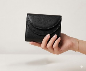 Bolso de Mujer Wriza de Cuero de Cabra Negro, Artesanía Premium, Acabado Duradero, Diseño Práctico para Uso Diario y como Bolso de Mano - Product Image 6