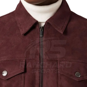 Mens Urban Suede <b>Leather</b> <b>Jacket</b> Soft Touch Genuine Suede Slim Fit Winter Street Fashion <b>Retro</b> Mens Suede <b>Leather</b> <b>Jacket</b> - Product Image 6
