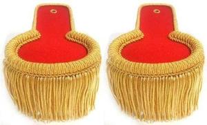 Épaulettes rectangulaires de haute qualité découpées au laser, écologiques, avec cordon, brodées à la main en dentelle, en tissu personnalisé, pour la mode - Product Image 6