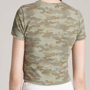 เสื้อครอปผู้หญิง เสื้อครอปสั้นลำลอง ผ้าเนื้อบางเบา สวมใส่สบายทุกวัน เสื้อครอปผู้หญิง ทรงพอดีตัว - Product Image 4