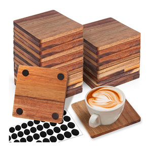 En gros, sous-verres en bois vierges, sous-verres ronds en bois personnalisables, sous-verres absorbants en ardoise, sous-verres durables en bois de manguier, sous-verres tendance pour boissons - Product Image 1