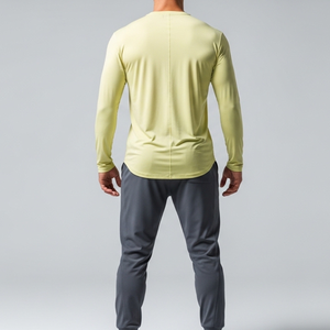 REXFIT SPORTS Camisetas Deportivas de Manga Larga para Hombre, Ropa Deportiva de Punto de Alta Calidad - Product Image 2