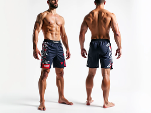Pantalones Cortos de Lucha MMA Personalizados para Hombre, Sublimados, Sin Guantes, para BJJ, Ropa Deportiva, Kimono de Jiu Jitsu al por Mayor con Característica Elástica - Product Image 6