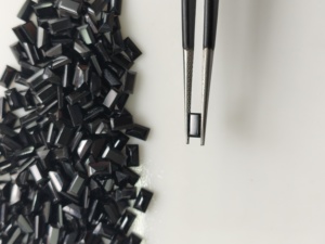 Espinela Negra Natural, Corte Baguette de 5x3MM, Gema Suelta de la Mejor Calidad para Joyería - Product Image 2