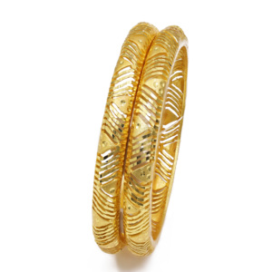 ขายส่งเครื่องประดับแฟชั่น กำไลทองชุบ 14K 18K 24K กำไลแบบดั้งเดิม กำไลทองเหลืองชุบทอง เครื่องประดับทองคำเคลือบ Oro Joyeria - Product Image 3