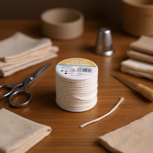 Cordón de algodón ILAN de 3 mm y 20 g para manualidades y costura - Product Image 2