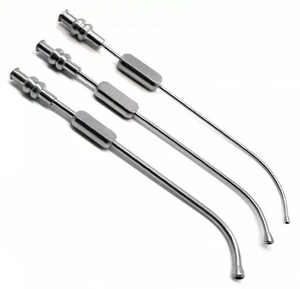 Juego de 9 Cánulas de Succión Sinusal Dentales de Acero Inoxidable de 2.54 mm, Kit de Instrumentos de Cirugía Oral de Precisión para Fluidos Quirúrgicos - Product Image 6