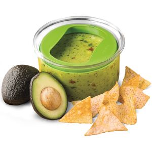 Contenitore Ermetico in Plastica Verde per Conservazione in Cucina di Guacamole Fresco e Alimenti - Product Image 1