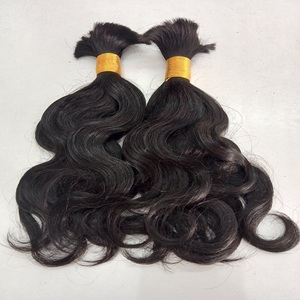 Cabello Humano al por Mayor, 100 Gramos, Cabello para Trenzas, Cabello Virgen Brasileño 100% con Cutícula Alineada, Extensiones de Cabello Natural - Product Image 1