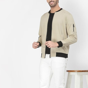 Blouson universitaire décontracté pour homme 2026 – Coupe-vent personnalisé à col montant en toile – Nouvelle collection à prix abordable - Product Image 3