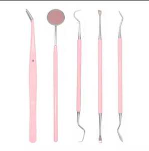 Meilleur fournisseur d'ensembles d'instruments d'hygiène dentaire rose de haute qualité, faits à la main, à prix compétitif, source d'alimentation manuelle - Product Image 1