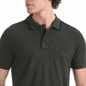 2024 Best Quality Dark <b>Green</b> Color <b>Polo</b> <b>Shirt</b> for <b>Men's</b> Short Sleeve Casual Wear <b>Shirt</b> With Customized Logo & Label - Product Image 1
