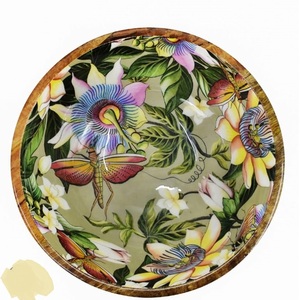 Tazón de Madera para Catering Hecho a Mano, con Logotipo Personalizado, Calidad Alimentaria, Tazón de Madera de Mango con Adhesivo Esmaltado de la Mejor Calidad - Product Image 1