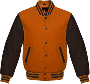 Chaqueta Deportiva Varsity Unisex de Diseño Invernal para Béisbol, Fabricada en Fábrica, Venta al Por Mayor, de Forro Polar, Secado Rápido y Transpirable - Product Image 1