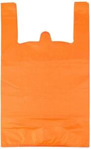 Bolsa de compras de plástico PE HDPE resistente personalizada, logotipo OEM de calidad de supermercado para embalaje de superficie industrial, camisetas de transporte - Product Image 2