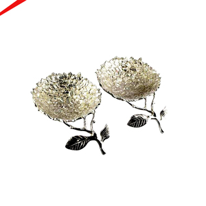 Wedding Decor Luxury Dish Dessert Chocolate Date Serving Metal Bowls For Ramadan <b>Eid</b> Decoration Metal Crafts - Product Image 5