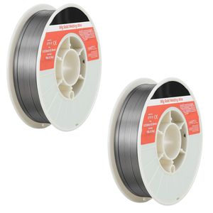 Filo per saldatura MIG a nucleo fuso E71T 11 da 0,035 pollici, 10 libbre, senza gas, per acciaio dolce, a bassa schizziatura, per saldatura ad arco in tutte le posizioni, opzioni da 5 kg e 15 kg - Product Image 1