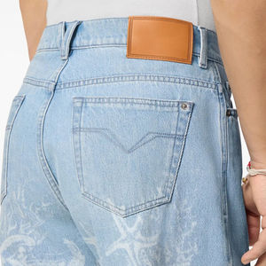 Shorts en jean amples pour hommes, style streetwear vintage, coupe décontractée, idéal pour l'été – Nouvelle collection très prisée - Product Image 5