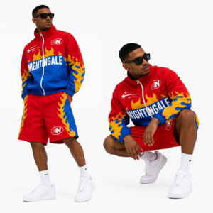 Manufacturer Wholesale Two Piece Breathable Quick Dry <b>Wind</b> <b>Breaker</b> Shorts Sets Waterproof Zipper Hoodie Custom Men's - Product Image 2