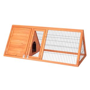 Casetta Classica Retrò in Legno di Abete da 50 Pollici per Animali Domestici di Taglia Grande, Gabbia in Legno per Conigli e Porcellini d'India con Motivo Solido per Piccoli Animali - Product Image 5