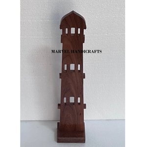 Décoration de table en forme de minaret en bois pour Ramadan Kareem, ornement artisanal en bois Eid Mubarak, décoration islamique pour la maison, cadeau de présentation - Product Image 2