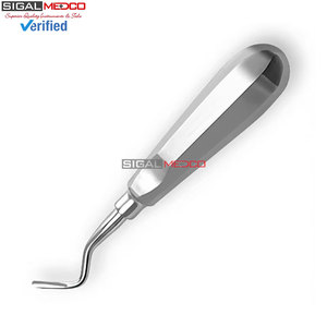 Élévateur apical angulaire gauche de 6 pouces # 302 Instrument d'extraction dentaire, élévateur chirurgical luxateur en acier inoxydable pour racine dentaire - Product Image 6