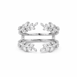 แหวนเพชรทรงมาควิส์ ดีไซน์ใบไม้ แหวนทองคำแท้ 18K แหวนแฟชั่น สี DEF ความใส VS VVS แหวนหมั้น - Product Image 3