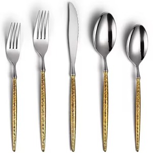 Ensemble de couverts en métal poli miroir de qualité supérieure pour mariage et banquet - Product Image 1