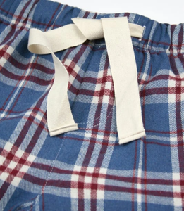 <b>Men's</b> Pants Professional Design <b>Men's</b> Casual Waist Flannel Trousers 100% Cotton Breathable Lightweight Drawstring Bottoms Sexy - Product Image 4