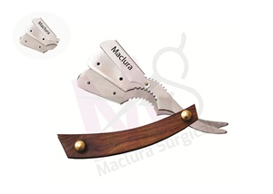 Rasoir de barbier en bois - Product Image 4