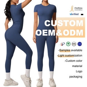 Women's Custom 2-Piece Gym Fitness Workout Sets Skinny Yoga Pants Suit <b>Flared</b> <b>Leggings</b> Stand Collar Solid Color - Product Image 6