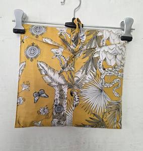 Ensemble de pyjama en coton jaune Sanganeri artisanal de qualité supérieure pour femmes, motif tigre, imprimé artisanal, élégant, séchage rapide - Product Image 6