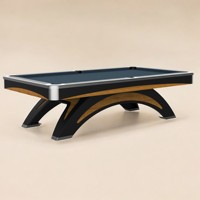 Table de billard de style américain 8 pieds 9 pieds, très vendue, solide, pour club, avec retour automatique des billes, coussins en caoutchouc, bois massif