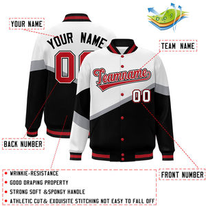Veste universitaire brodée de haute qualité en gros, idéale pour les uniformes d'équipe - Product Image 2